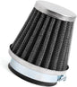 Motoforti Black Universal Tapered 50mm Motorcycle Intake Filter Cafe Racer Long-Lasting