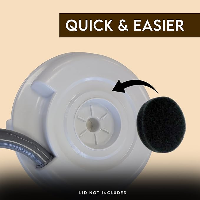 Wonder Mill - WonderMill & Whisper Mill Filter - Compatible Hand Grain Filter - Prevent Mess and Dust