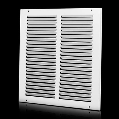 12x12 Return Air Grille(Duct Opening Size),Air Return Vent Cover,Flat Vent Cover,Rejillas De Aire Acondicionado para Casa,Return Air Grilles,Outer Dimensions:13.75"Wx13.75"H(12"Wx12"H, Duct Opening)