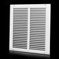 12x12 Return Air Grille(Duct Opening Size),Air Return Vent Cover,Flat Vent Cover,Rejillas De Aire Acondicionado para Casa,Return Air Grilles,Outer Dimensions:13.75"Wx13.75"H(12"Wx12"H, Duct Opening)