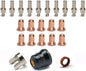 ITP60 PT60 Tips fits Harbor Freight Titanium Plasma65 TI-PC65 iPT-65 56255 56811 59182 58895 59164 Plasma cutter consumables Nozzles Electrodes Cups kits