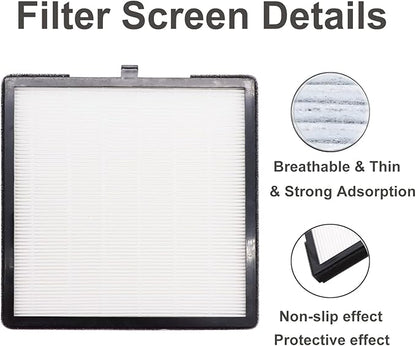 Nail Dust Collector Filters 2 Pack Nail Dust Suction Collector Replacement Filter for Electric Nail Dust Collector Machine Nail Salon Dust Extractor