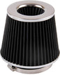 RYANSTAR Universal Clamp-on Air Intake Filter,3 In /3.5 In /4 In Three different Sizes, Round Tapered High Performance, Washable, Replacement Air Filter, For cars and motorcycles (black)