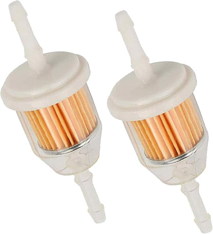 25 050 22-S Inline Fuel Filter Am116304 for John Deere Kohler Gy20709 120-436 1/4 Inch and 5/16 Inch Fuel Line Replaces 71-5960 120-436 GY20709 38666 149-2206-01 21541500 98021（2Pack）