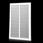 14x20 Return Air Grille(Duct Opening Size),Air Return Vent Cover,Flat Vent Cover,Rejillas De Aire Acondicionado para Casa,Return Air Grilles,Outer Dimensions:15.75"Wx21.75"H(14"Wx20"H, Duct Opening)