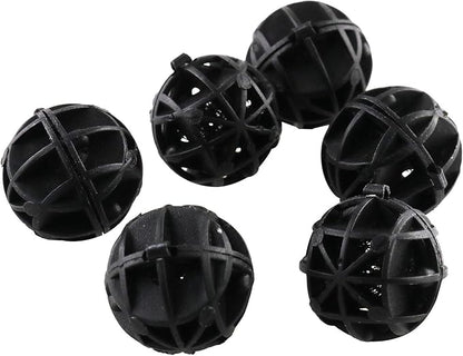 100pcs Bio Balls Filter Media with Sponge Aquarium Filter Media Tank Bio Balls, for Fish Tank, Aquarium, Pond Filter Media