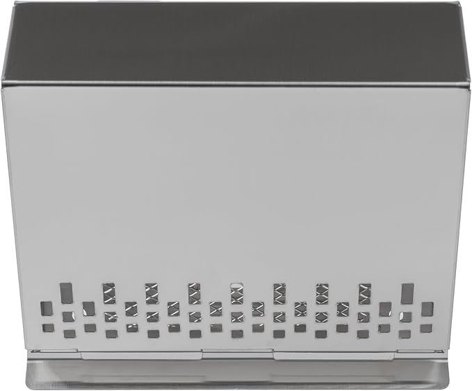 Vent Systems 4" Inch Air Supply Vent Cover with Rubber Gasket - Stainless Steel - Robust Weatherproof Outdoor Air Intake Box - Duct or Surface Mounting - Rain and Snow Protection