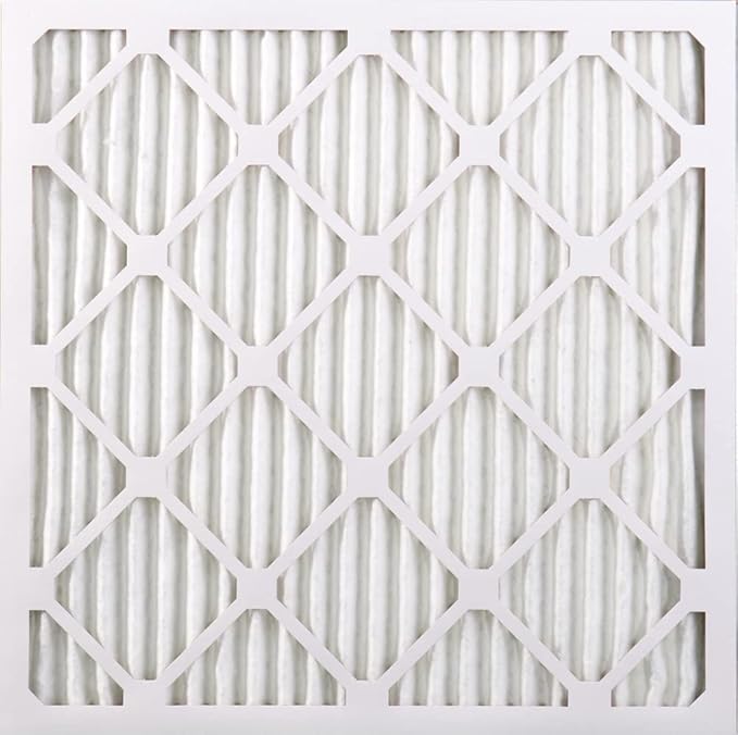 Nordic Pure 25x25x1 (Actual Size: 24 1/2 x 24 1/2 x 3/4) Pleated Air Filters MERV 14 Plus Carbon 6 Pack