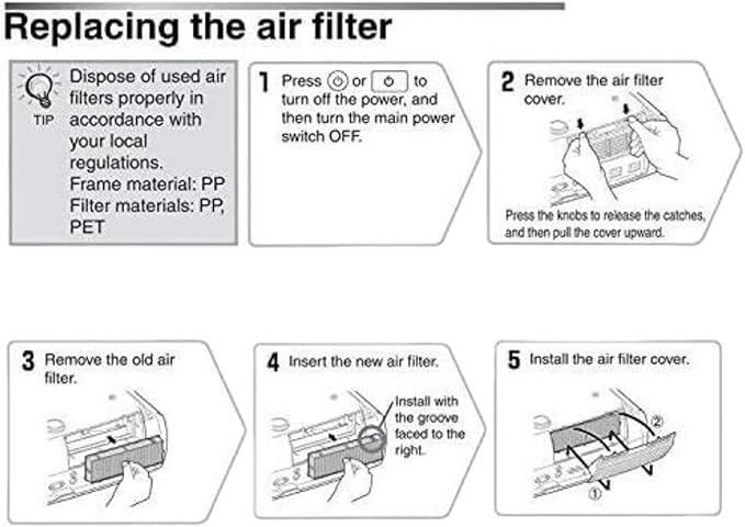 Filter Element，Compatible For Epson， Projection Dustproof Air Filter Screen EH-TW7200 EH-TW8200 EH-TW9200 EH-LS10000 EH-LS10500 EH-TW6200