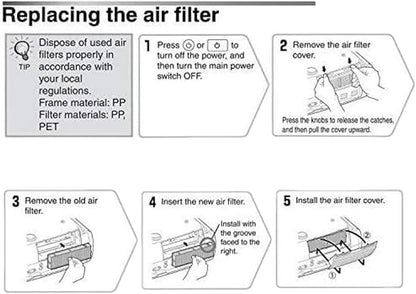 Filter Element，Compatible For Epson， Projection Dustproof Air Filter Screen EH-TW7200 EH-TW8200 EH-TW9200 EH-LS10000 EH-LS10500 EH-TW6200