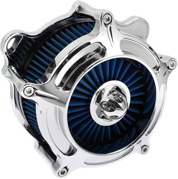 HDBUBALUS Motorcycle CNC Spike Air Cleaner Air Filter Intake System Fit for Harley Dyna Softail Touring