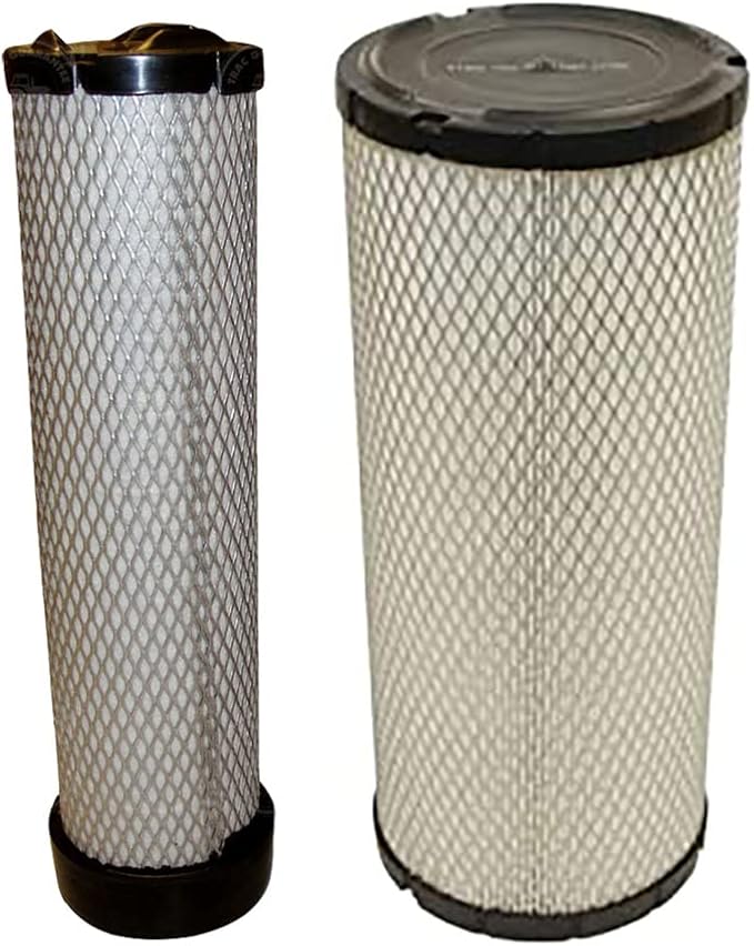 RAParts Air Filter Element Kit 600-185-1320 600-185-1310 Fits Komatsu D20A-7 PC78US-6 129062-12560 119005-12571