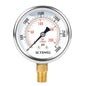 2-1/2" Dial Size, 0-3000 Psi Pressure Gauge, Glycerin Liquid Filled, 1/4" NPT Lower Mount, Stainless Steel Case, for Regulator, Brew Setup, Beer, Kombucha, HVAC, Hydraulic, High Pressure Test