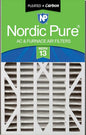 Nordic Pure 16x25x3 (Actual Size: 15 13/16 x 24 5/16 x 3) MERV 13 Plus Carbon Trion Air Bear Cub Replacement Air Filter 1 Pack