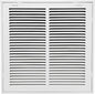 14"W x 14"H [Duct Opening Size] Steel Return Air Filter Grille - Removable Face/Door for 1 inch Filters -HVAC Vent Cover Grill - White [Outer Dimensions: 16 5/8"W X 16 5/8"H]