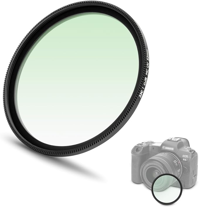 JJC 52mm Ultra Low Reflectivity UV Lens Protection Filter with 44 Multi-Coated, Waterproof Oil-Proof Scratch Resistant HD Camera Lens Filter