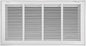24"W x 12"H [Duct Opening Size] Steel Return Air Filter Grille - Removable Face/Door for 1 inch Filters -HVAC Vent Cover Grill - White [Outer Dimensions: 26 5/8"W X 14 5/8"H]