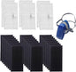 x6 H13 HEPA & x24 Active-Carbon Filter Set (Purifier Excluded). Prevent PM2.5, dust, and Reduce Light Odors. for Respirator PMPR-3SH mask. for Woodworking, Construction Work, Sanding, DIY.
