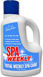 5-in-1 Hot Tub Chemicals – Spa Weekly Enzyme Cleaner & Clarifier, Scum Line Cleaner, Filter Protector + Water Conditioner, Clear Finish for Spas & Inflatable Tubs, 3 Liter (101.5 fl oz) – BubbyShine