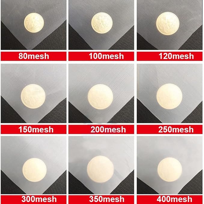 Fine Filter Mesh Nylon Fabric, Recycling Screens for Kitchen Filtration Food Wine 80-500 Mesh(250mesh 58micron,1x5 meter)