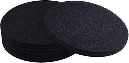 KUUQA 8 Pieces Compost Bin Filters for Kitchen Compost Pail Replacement Charcoal Filters, 7.25 inches Round