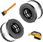 (2pieces) DC5151H HEPA filter replacement accessory, compatible with DEWALT dry wet vacuum DCV517B DC515 DCV517, equipped with 1 reusable cleaning brush