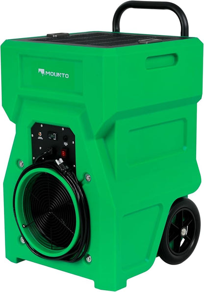 MOUNTO 1000cfm Portable Industrial Air Purifier Negative Air Scrubber - Powerful 1HP Motor, True HEPA Filter, 2-Speed, Handle and wheels 3-Year Warranty