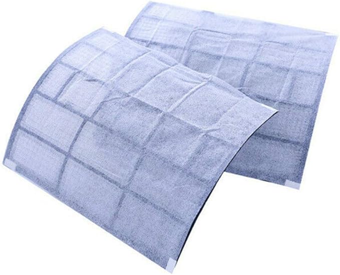 2pcs/Bag Air Vent Filters, Air Filter Material Replacement Air Condition Cleaning Mesh to Stops Most Particles and Dust(2pcs/Bag)