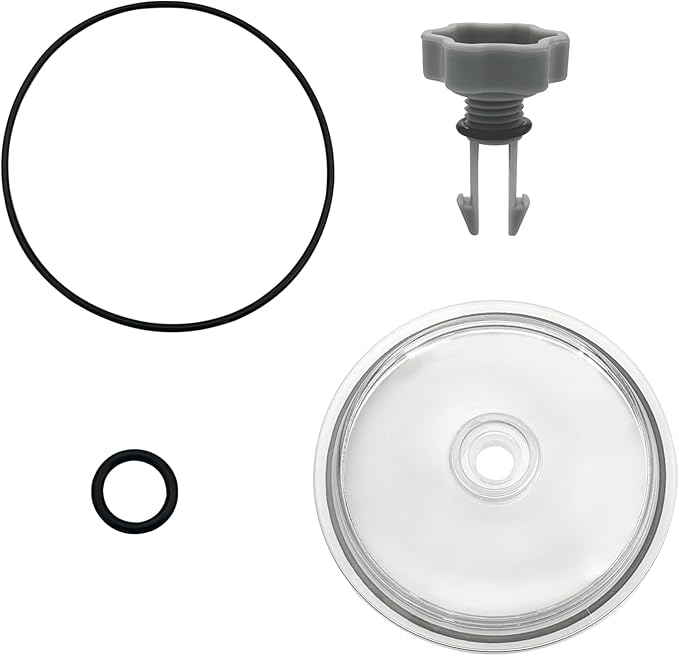 SF15110 Pool Leaf Collector Cover for Intex 12-Inch Sand Filter Pump, Sand Filter Replacement Parts for Intex SF80110-1,SF80110-2，11823,26361CA ,26361EH,26361W,ECO15110-2 Models,with O-Ring and Valve