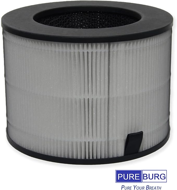 PUREBURG Replacement Filter Compatible with LG PuriCare AeroTower U9C Series U9CV2B U9CS1C U9CV1C Air Purifying Fan,H13 4-Stage Filtration Activated Carbon Air Clean