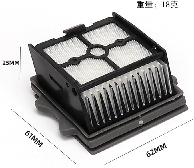 Spare Soft Lint Roller Brush, Hepa Filter, Scrubber Components, Compatible for Tineco Floor ONE S5 Combo Cordless Wet Dry Vacuum Cleaner(4PCS-01)
