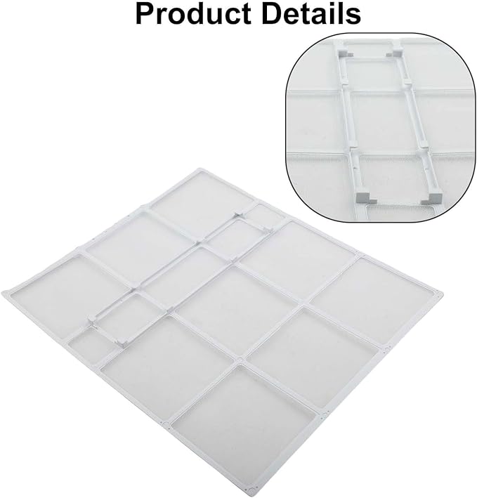 Air Conditioner Dustproof Filter Screen for Hisense Indoor Unit, Accessory for Hanging AC(30x35cm)