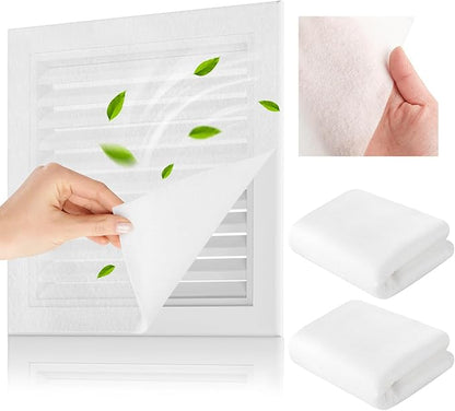 U0U 20 Ft² Merv 13 Filter Material,2PCS 24" x 96" Cut to Fit Air Filter Material,Air Filters for Purify the Air Stops Dust and Pet Dander as Small as 0.3 Microns,Suitable for AC Vents