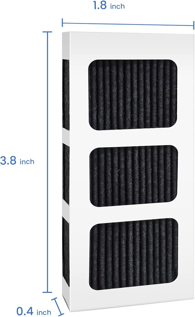 GLACIER FRESH Replacement for Frigidaire Refrigerator Air Filter, Compatible with PAULTRA2, Pureair Ultra 2, Pure Air Ultra 2, Pureair Ultra ii, Electrolux 242047805, 5303918847, EAP12364179(6 Pack)