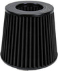 KYOSTAR Universal 3.5" (89mm) High-Flow Air Filter, Reusable Cone Cold Air Intake, High Performance Washable Clamp-On Car High Flow Air Kit, Flange Diameter: 3.5 Inch, Filter Height: 6.1 Inch, Black
