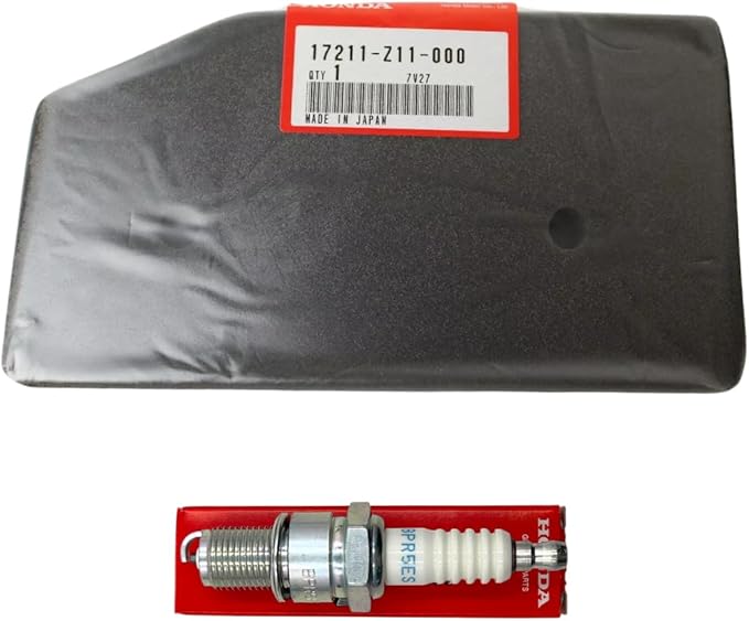 KINDZA Genuine Tune up kit for EB5000i EM5000is EB7000i EU6500is EM7000is Generator with Air Cleaner Element 17211-Z11-000 44 fl.oz Genuine Motor Oil 10W30 Spark Plug 98079-55846 BPR5ES