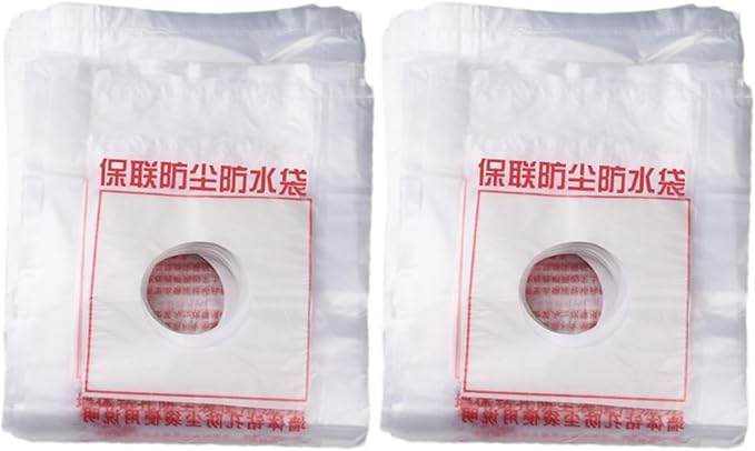 Electric Hammer Dust Bag – Drill Dust Sealr, Hole Saw Catcher | 100PCS Fine Particlle Trap for AC Installation, Wall Cut Dust Barrier Pouch, Compact Vacuum Collector Kit for Plasterboard Drilling Jobs