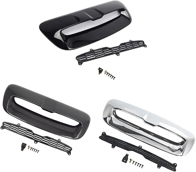 51132756095 51132757694 51232752275 Compatible For Mini And Cooper S R55 R56 R57 R58 R59 2007-2013 Hood Air Intake Vent Scoop Kit(Glossy Black)
