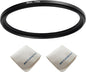 86mm Lens to 67mm Camera Lens Adapter 86mm to 67mm Step Down Ring Adapter Ring for All Brands of UV ND CPL, with Premium Lens Wiping Cloth 2 Pack (86mm-67mm)
