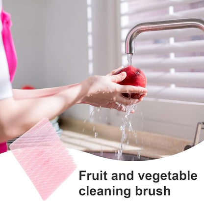 Fruit and Vegetable Cleaning Brush | Vegetable Bendable Washing Brush - Kitchen Cleaner Scrubber with Dense Bristles, Multi-Functional Veggie Scrubber for Cleaning Potatoes, Carrots