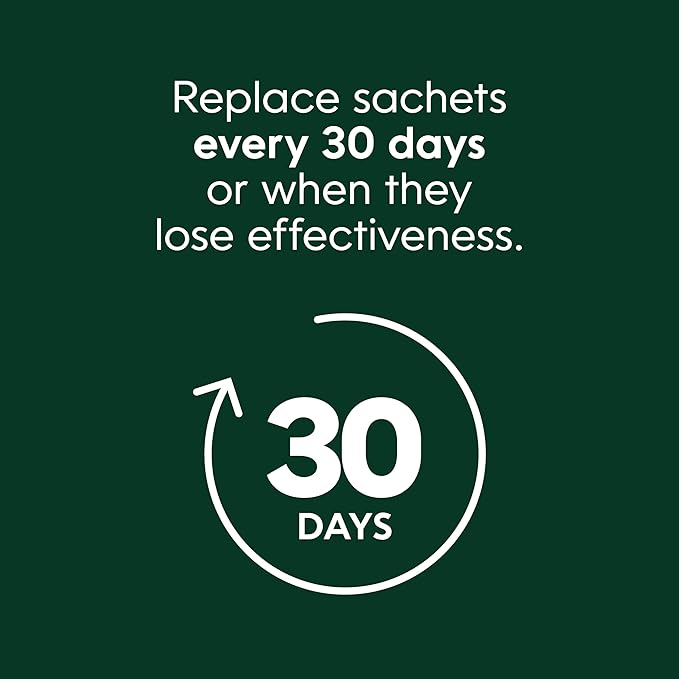 Carbon Filters, Absorb and minimize Odors, with a Pack of 4 Lasting up to 4 Months