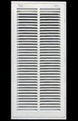 HVAC Premium 10 x 26 Duct Opening Steel Return Air Filter Grille, for 1-inch Filter, Removable Door, Flat Stamped HVAC Vent Cover Grille, Outer Dimensions 12.5 x 28.5