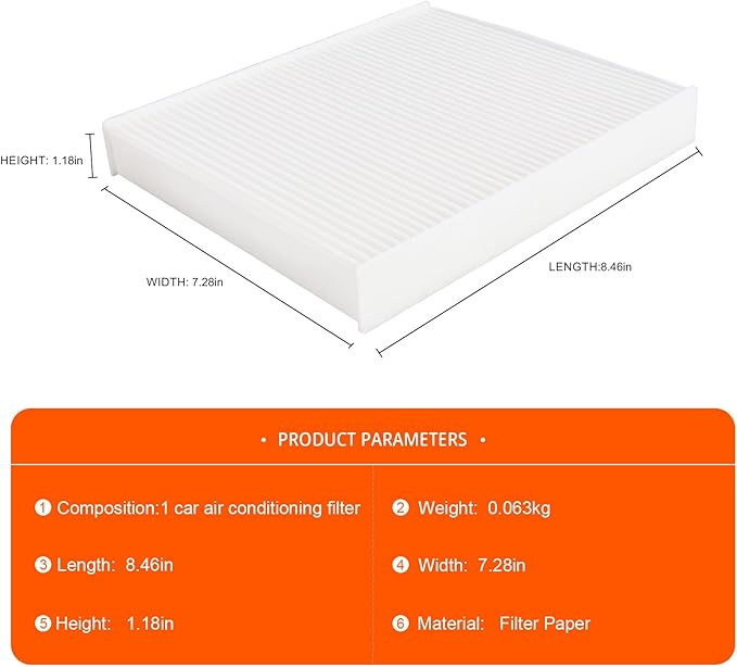 Original Equipment Manufacturer Cabin Air Filter Compatible with Lexus ES250, Toyota Rav4 Prime Sienna Venza C21471