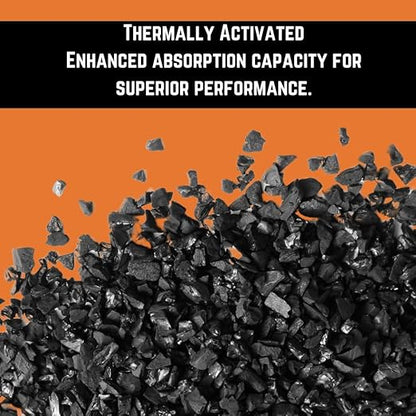Carbon for 3D Printing & Laser Fume Filtration | Activated Carbon Depot | Low-Dust 3D Printer Filter Replacement Media | Thermally Activated GAC (55, Pounds)