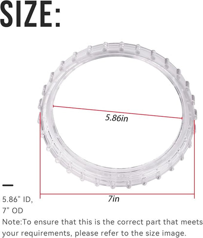 11479 Replacement Leaf Trap Nut(1Pcs,5.86" ID,7" OD) Compatible with Intex ECO20110-2 Swimming Pool Sand Filter Pump,Fits Model SF70110-2 SF60110-2