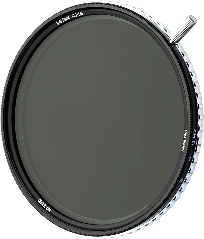 NiSi 72mm Swift 1-9 Stop VND Mist Kit | 1-5 Stops VND, 4-Stop ND, and Black Mist 1/4 Filters | Photography and Videography