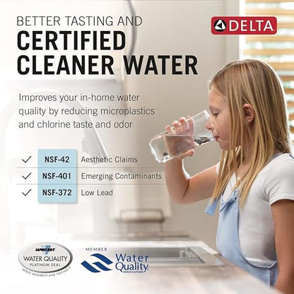 Delta Clarifi High Flow Under Sink Water Filter System, Water Filter for Kitchen and Bathroom Sink Faucet, DWQ3501510