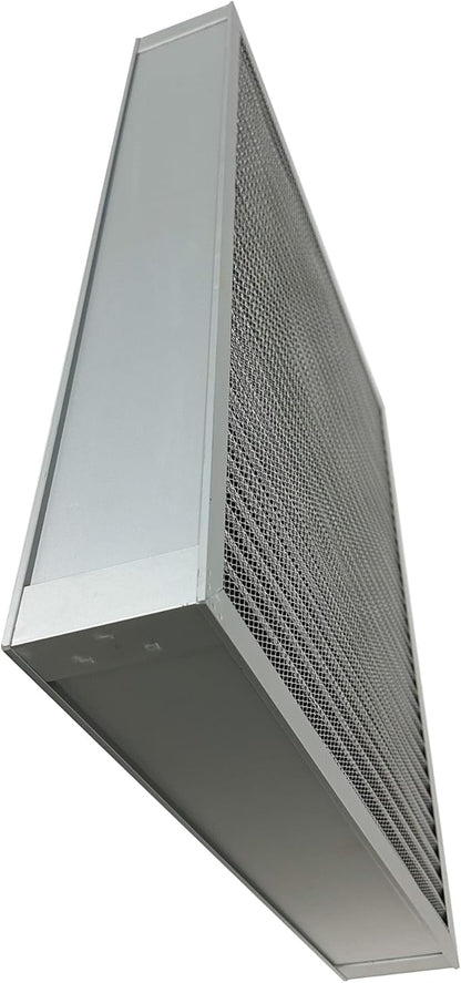 Washable Air Filter(16" x 25" x 4" MERV 5), Aluminum Electrostatic Air Filter for Furnace and Central Air Conditioner (Actual Size: 15.7" x 24.7" x 3.6")