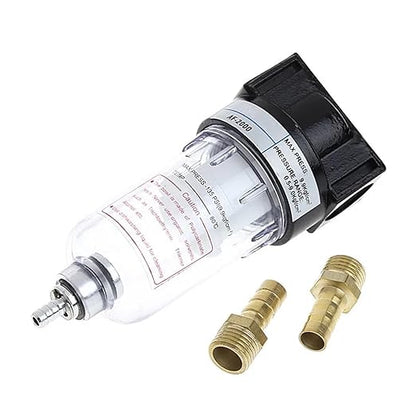 Air Processor AF2000 air Oil Water Separator air Compressor Spray Paint air Gun Filter Single Component Drainage(AF2000 Y12mm)