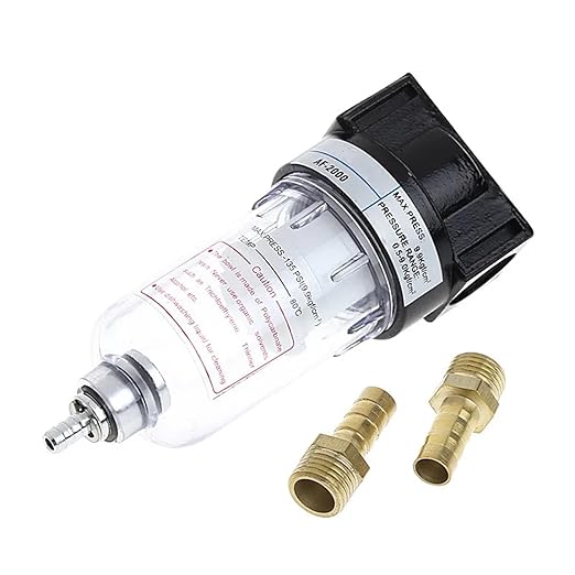 Air Processor AF2000 air Oil Water Separator air Compressor Spray Paint air Gun Filter Single Component Drainage(AF2000 Y6mm)